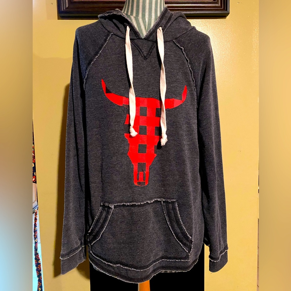 Grayson Threads Hoodie Size S Gray Sleepwear, Front Pocket, oh so comfy!